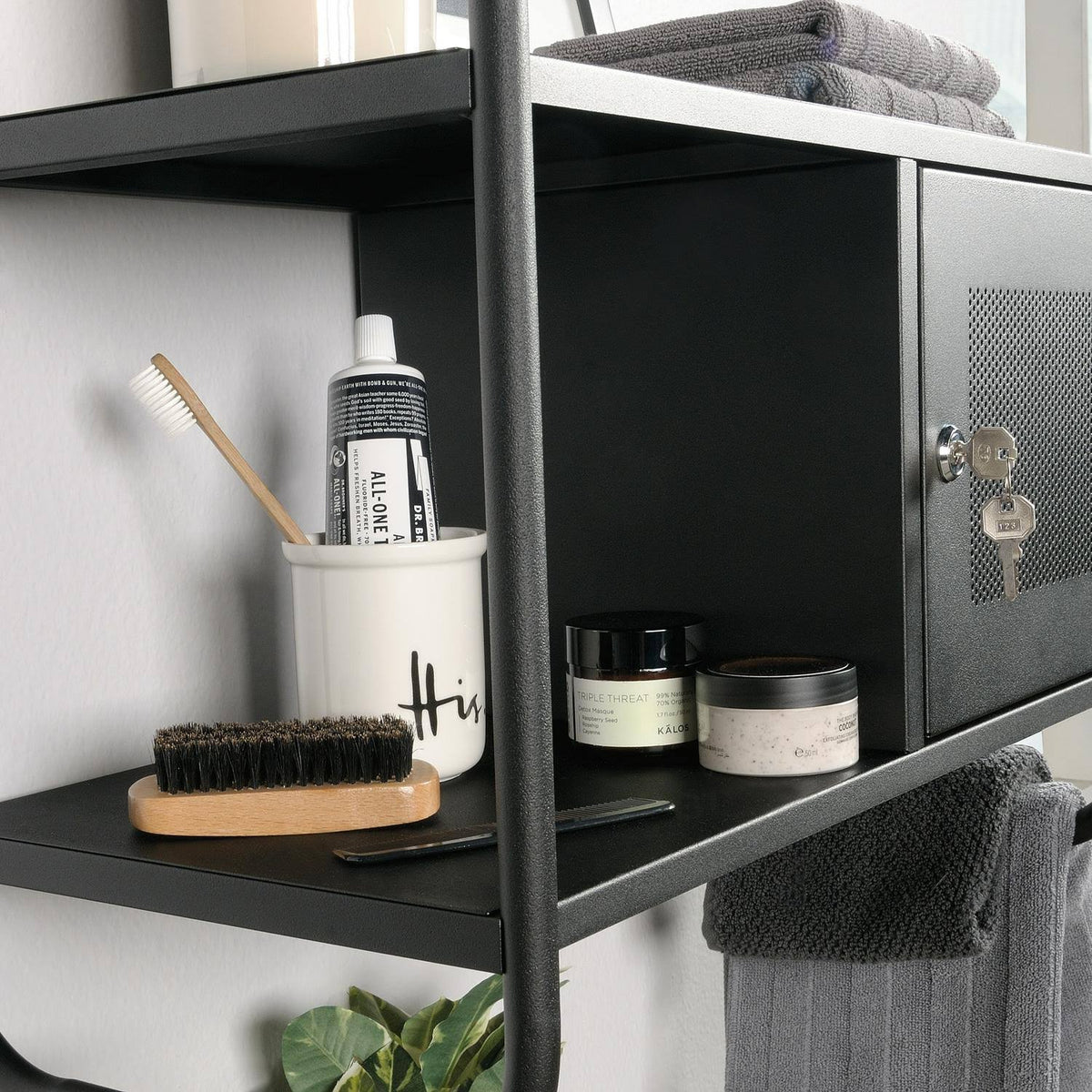 Black Wall Cabinet G359