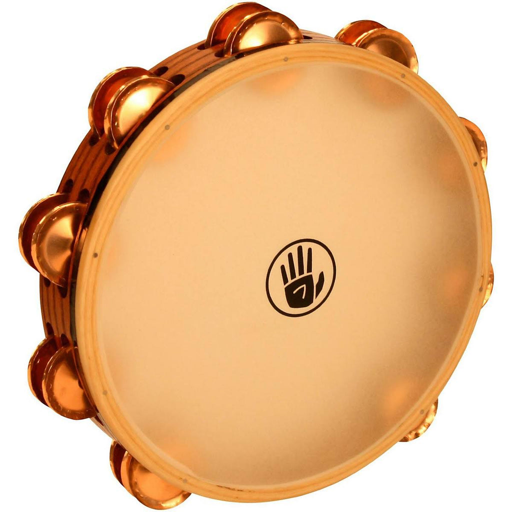 Phosphor Bronze Double Row Tambourine with Calf Head Y82003