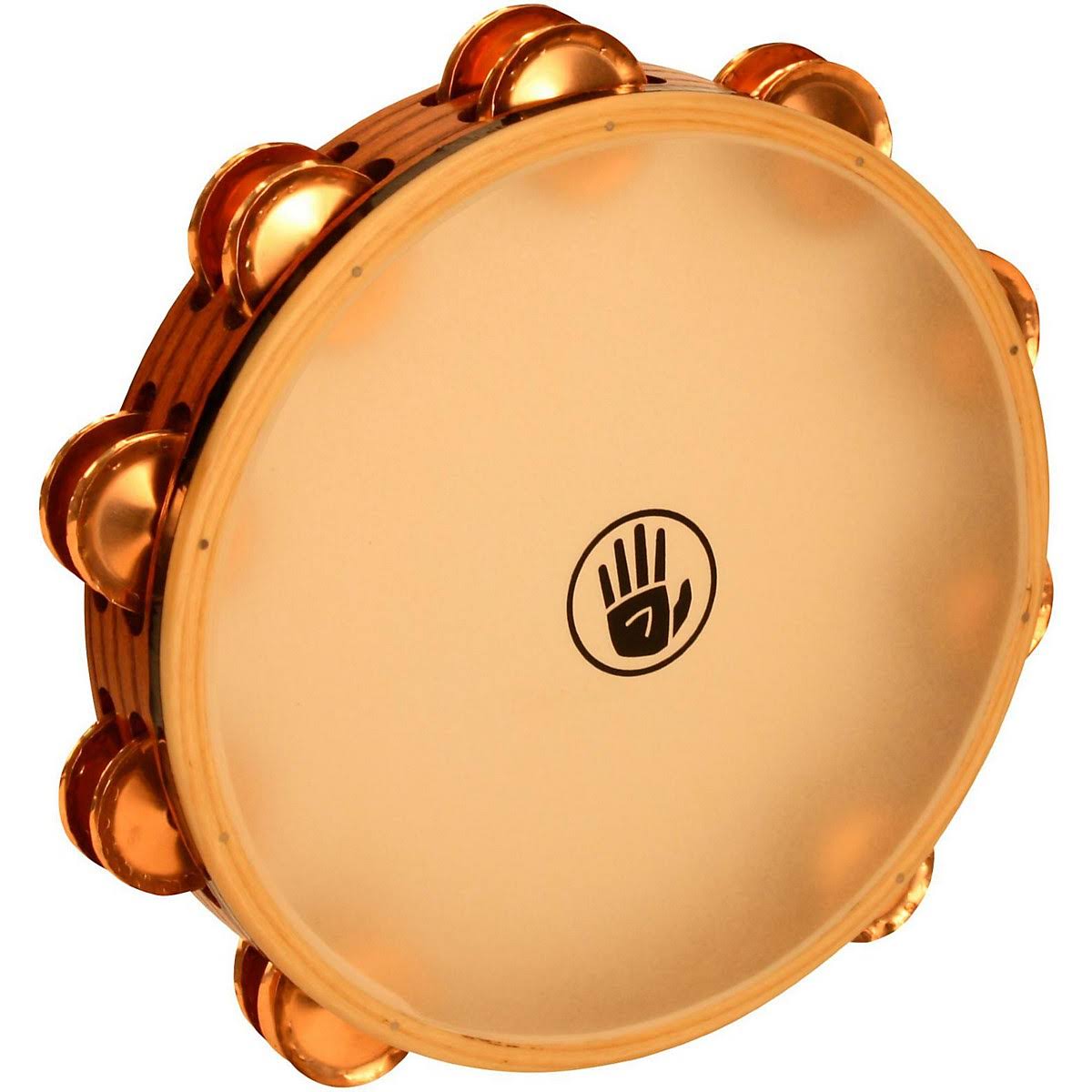 Phosphor Bronze Double Row Tambourine with Calf Head Y82003