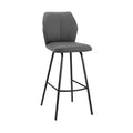 26 inch Metal Frame Leatherette Counter Stool Z52410