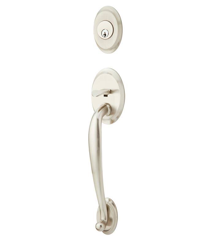 Lifetime Brass Finish Tubular Handleset M688