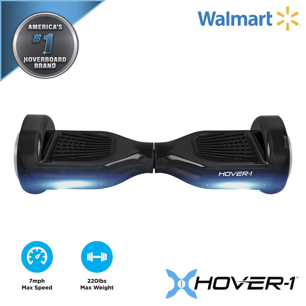 Black Electric Hoverboard with 6.5" Wheels W709