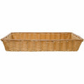Rectangular Natural Plastic Washable Basket M75419