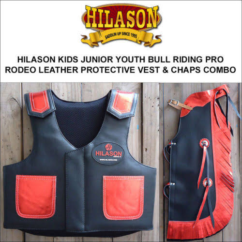 Leather Protective Vest Chaps I8604