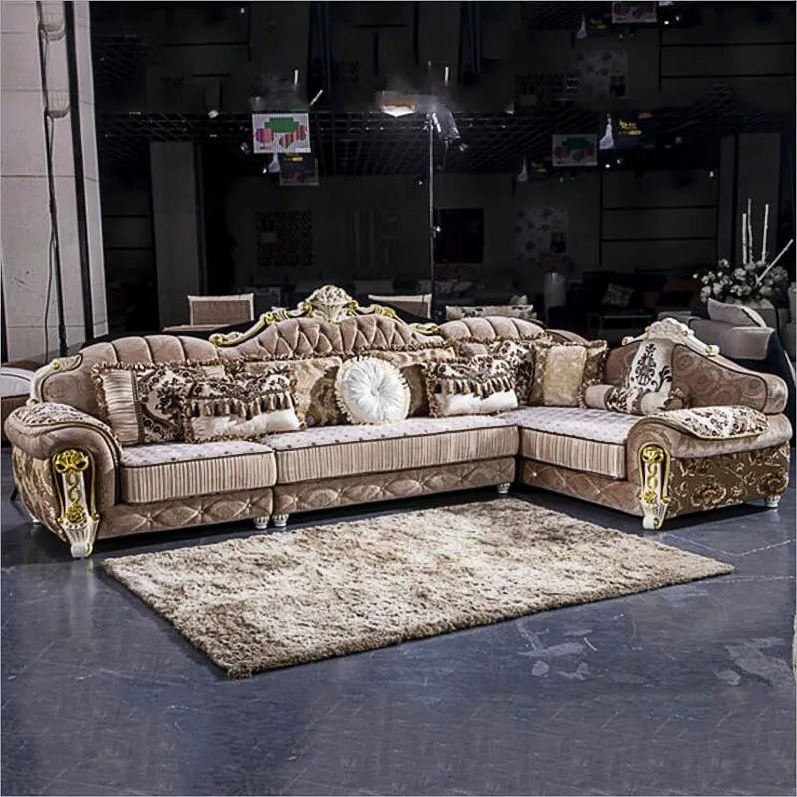 European Sectional Sofa Set P484080