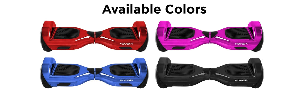 Black Electric Hoverboard with 6.5" Wheels W709