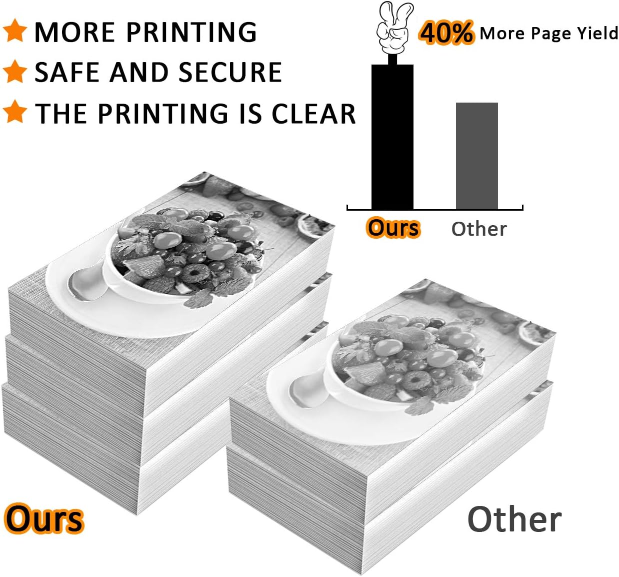 3-Pack Black Compatible Toner Cartridge for HP Printer H88970
