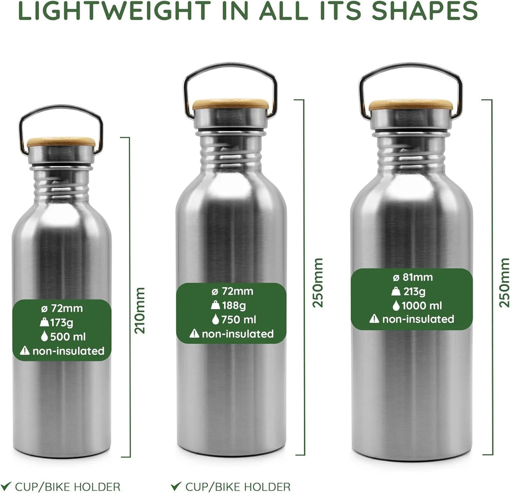 32 oz Single Wall Stainless Steel Water Bottle G59133