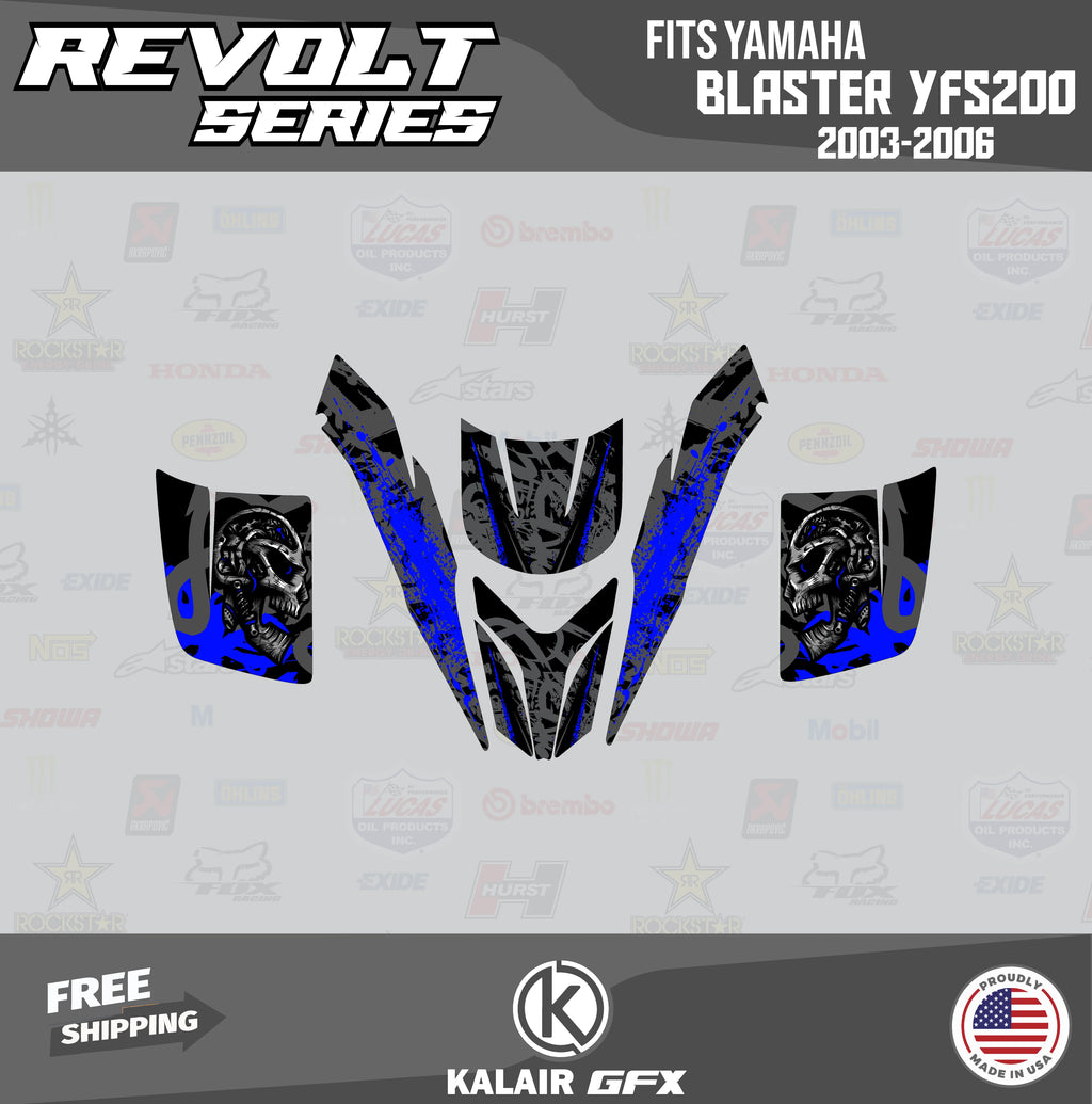 GFX Graphics Kit for Yamaha ATV BLASTER YFS 200 A702