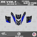 GFX Graphics Kit for Yamaha ATV BLASTER YFS 200 A702