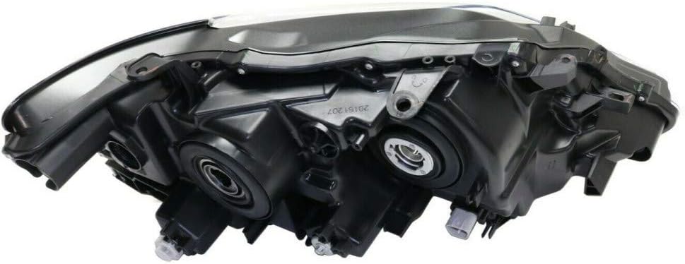 Passenger Side Black Housing Headlight Assembly X33274