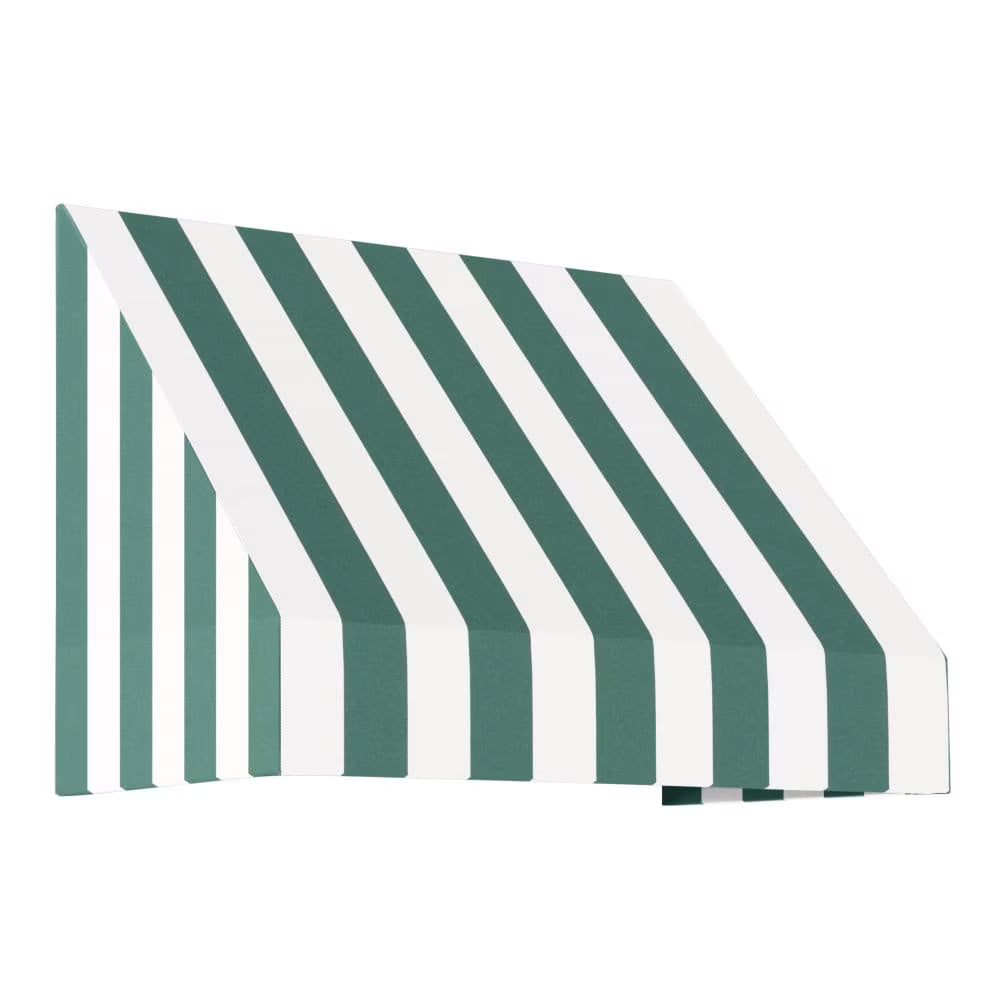 Forest/White Stripe Acrylic Fixed Awning O4202