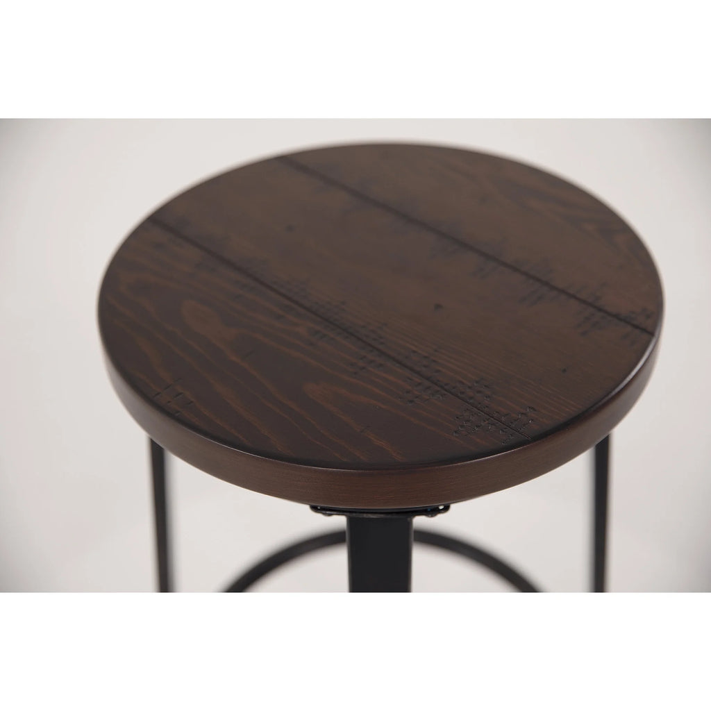 Industrial 29" Pub Height Barstool, Set of 2 E11092