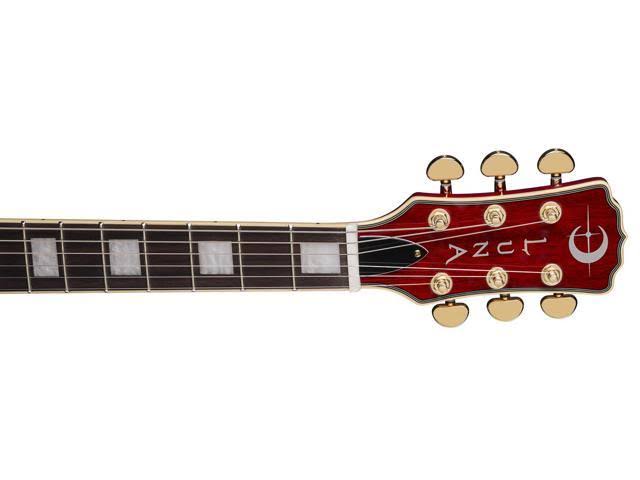 Trans Cherry Semi-Hollow Guitar Q35486
