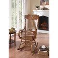 Oak Carved Rocker Chair D497