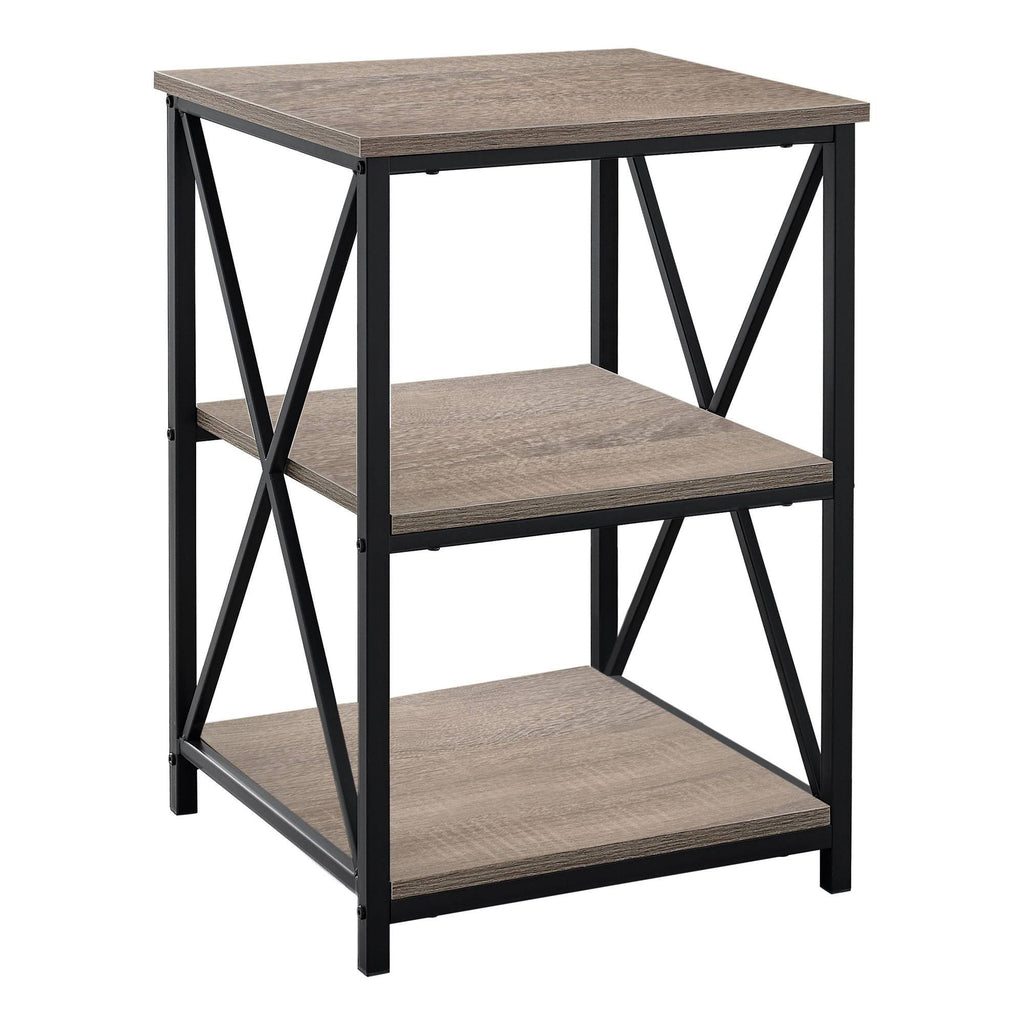Dark Taupe Contemporary Accent Table H36172