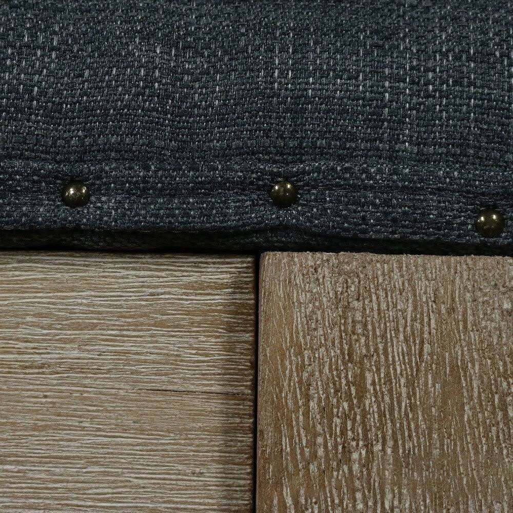Tufted Textile Shelved Ottoman D91467