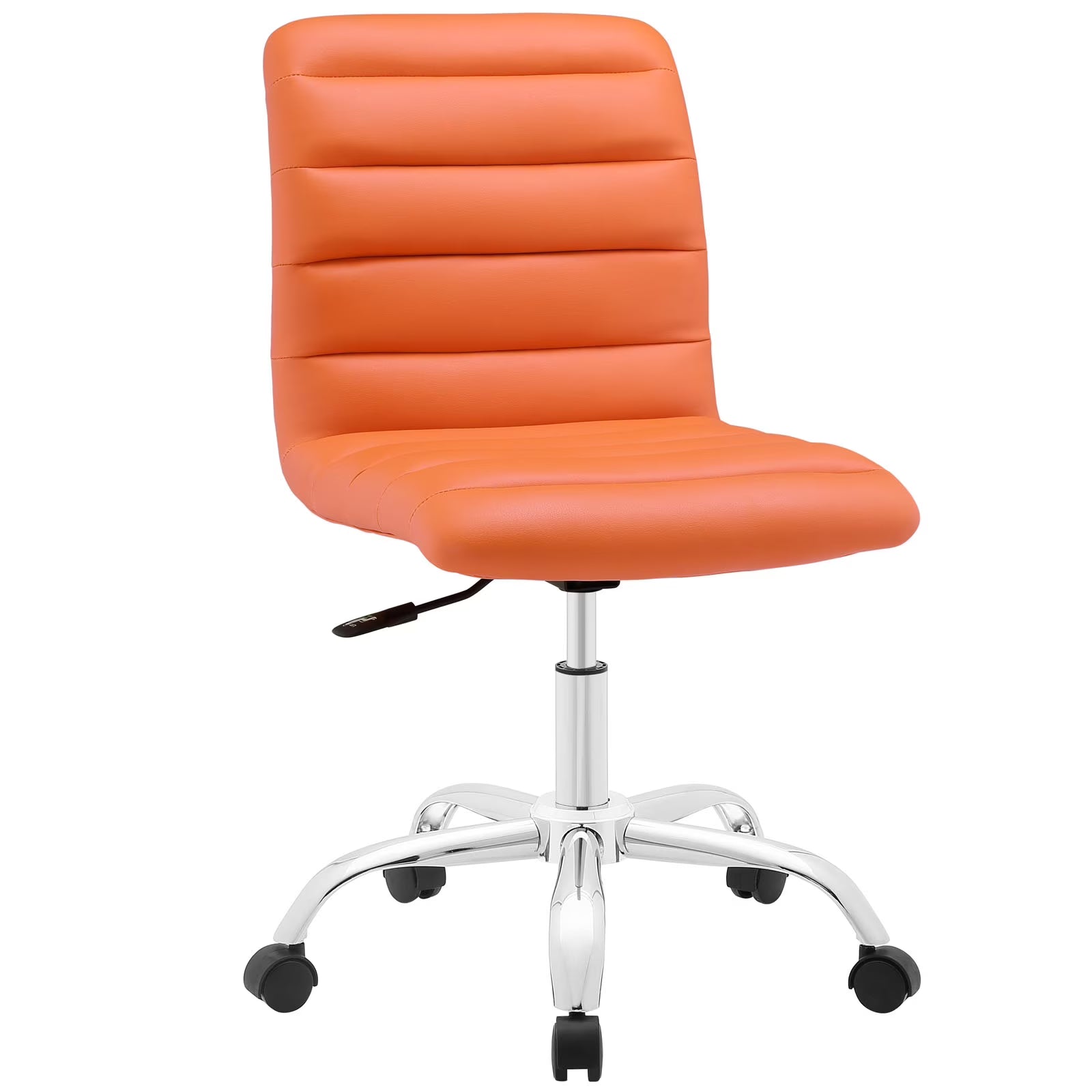 Orange Faux Leather Office Chair H988141