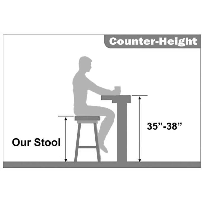 Set of 4 White Plastic Bar Stool Counter Height with Back P842617