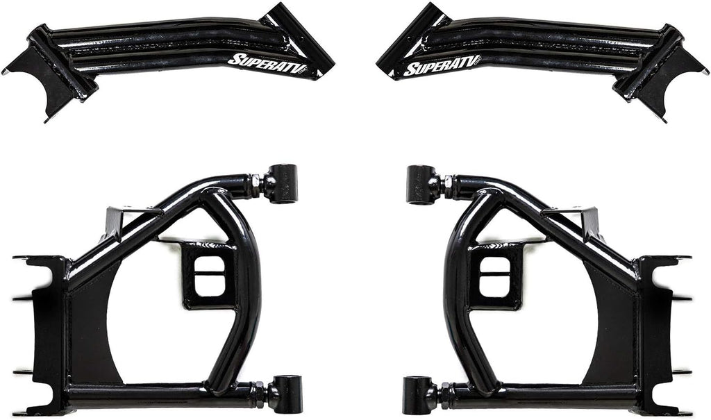 Heavy Duty High Clearance 1.5" Rear Offset A Arms for Can-Am Maverick Trail (2018+) - Black G121