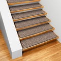 Black Ripple Carpet Stair Treads W100218