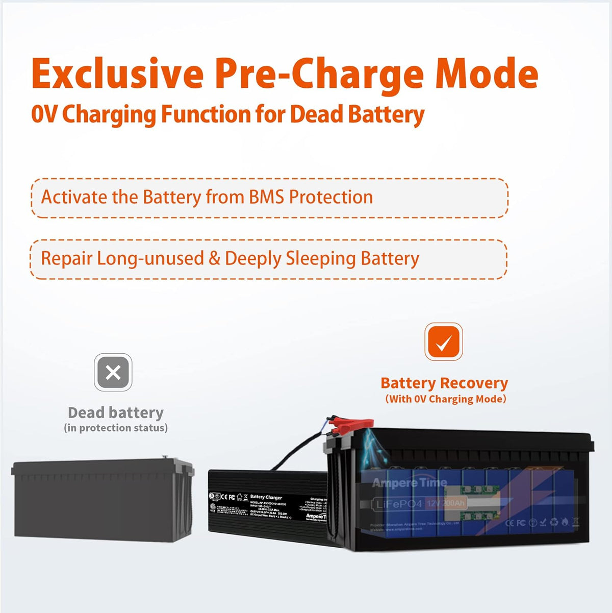14.6V 20A Lithium Iron Phosphate Battery Charger T2050