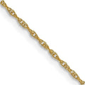 14K Yellow Gold 0.95 mm Rope Chain O871525