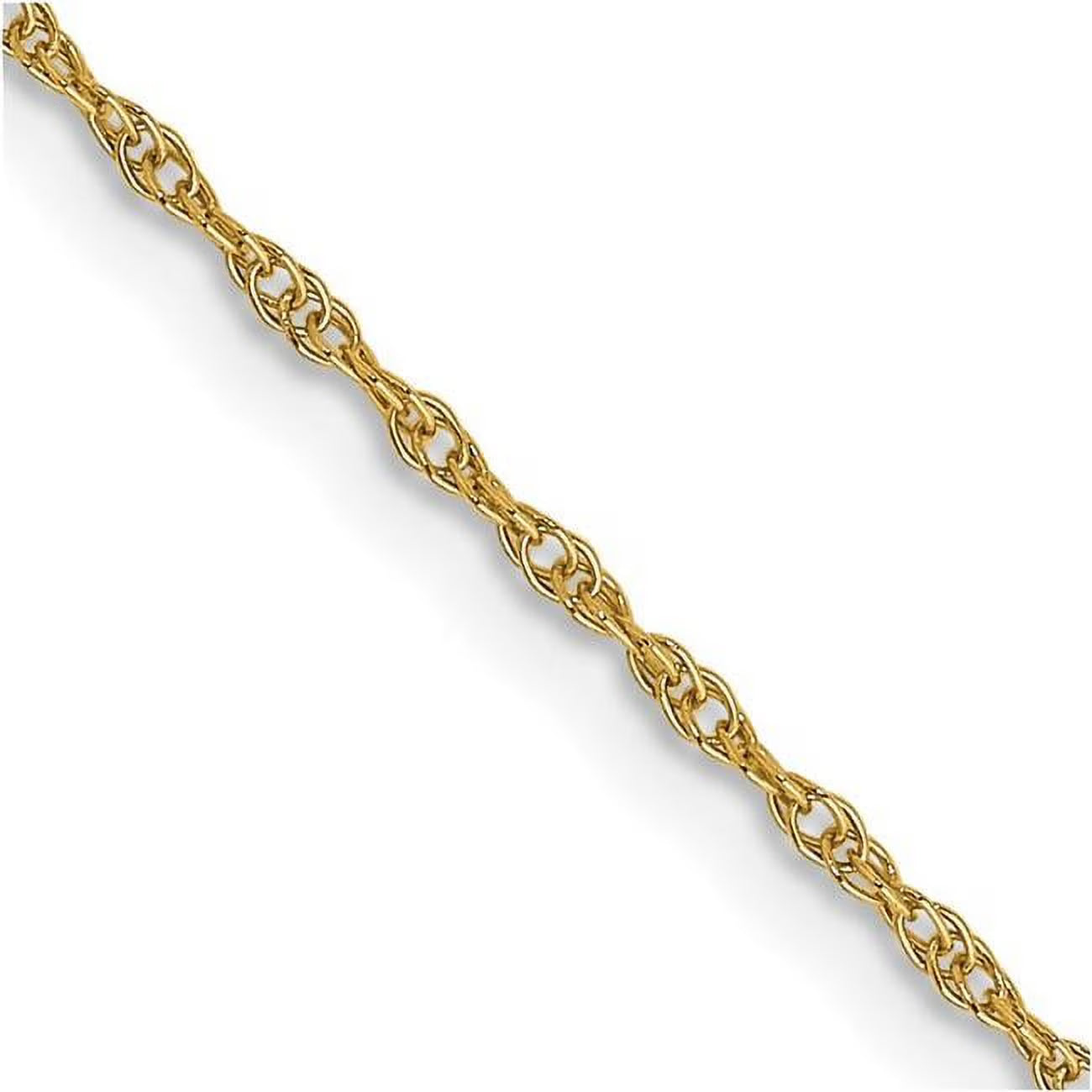 14K Yellow Gold 0.95 mm Rope Chain O871525