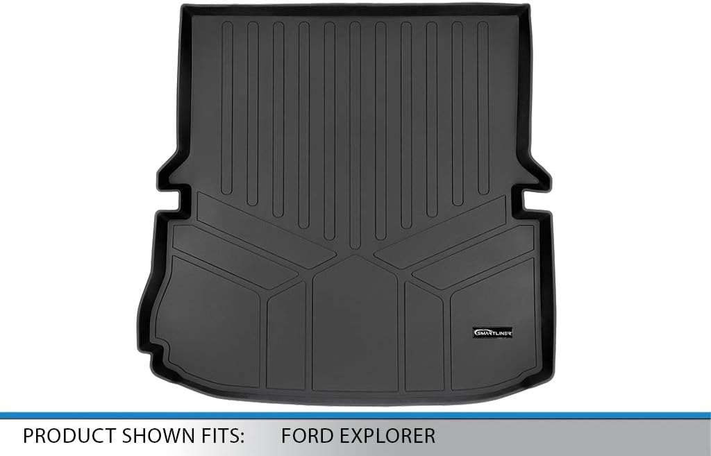 Black Cargo Trunk Liner Floor Mat U8701