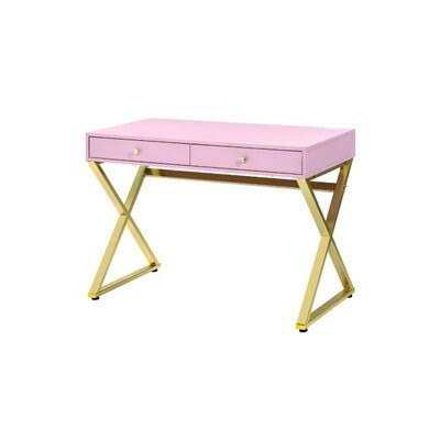 Pink/Gold Desk U82487