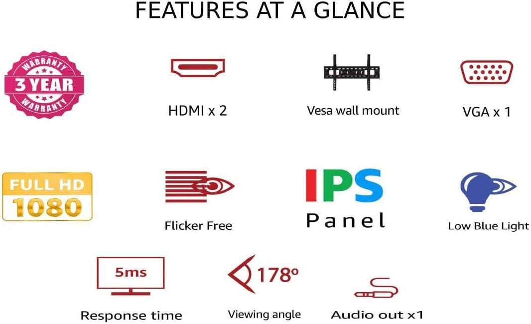 24 Inch 1080P 75 Hz Monitor I482