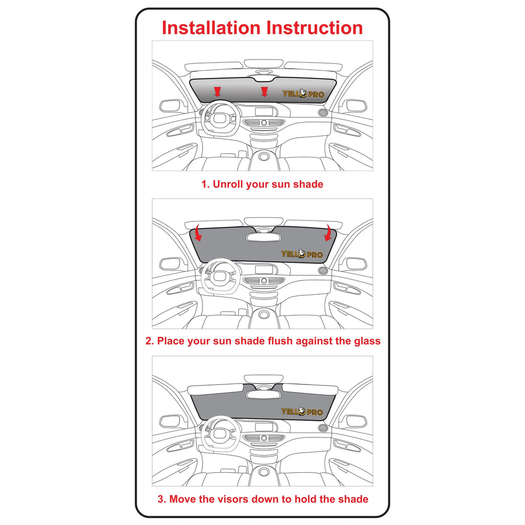 Front Windshield Sunshade for Dodge RAM ProMaster Van P45848