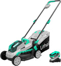 Cordless 13 Inch Lawn Mower with Brushless Motor, 4.0Ah Battery & Charger T7156