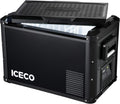 Portable Refrigerator, 60L Steel Compact Refrigerator, Dual USB & DC 12/24V, AC 110-240V R2816