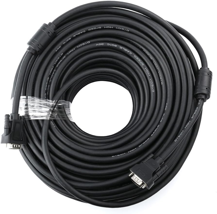 Black VGA Cable 150 Feet Pack of 2 O805198