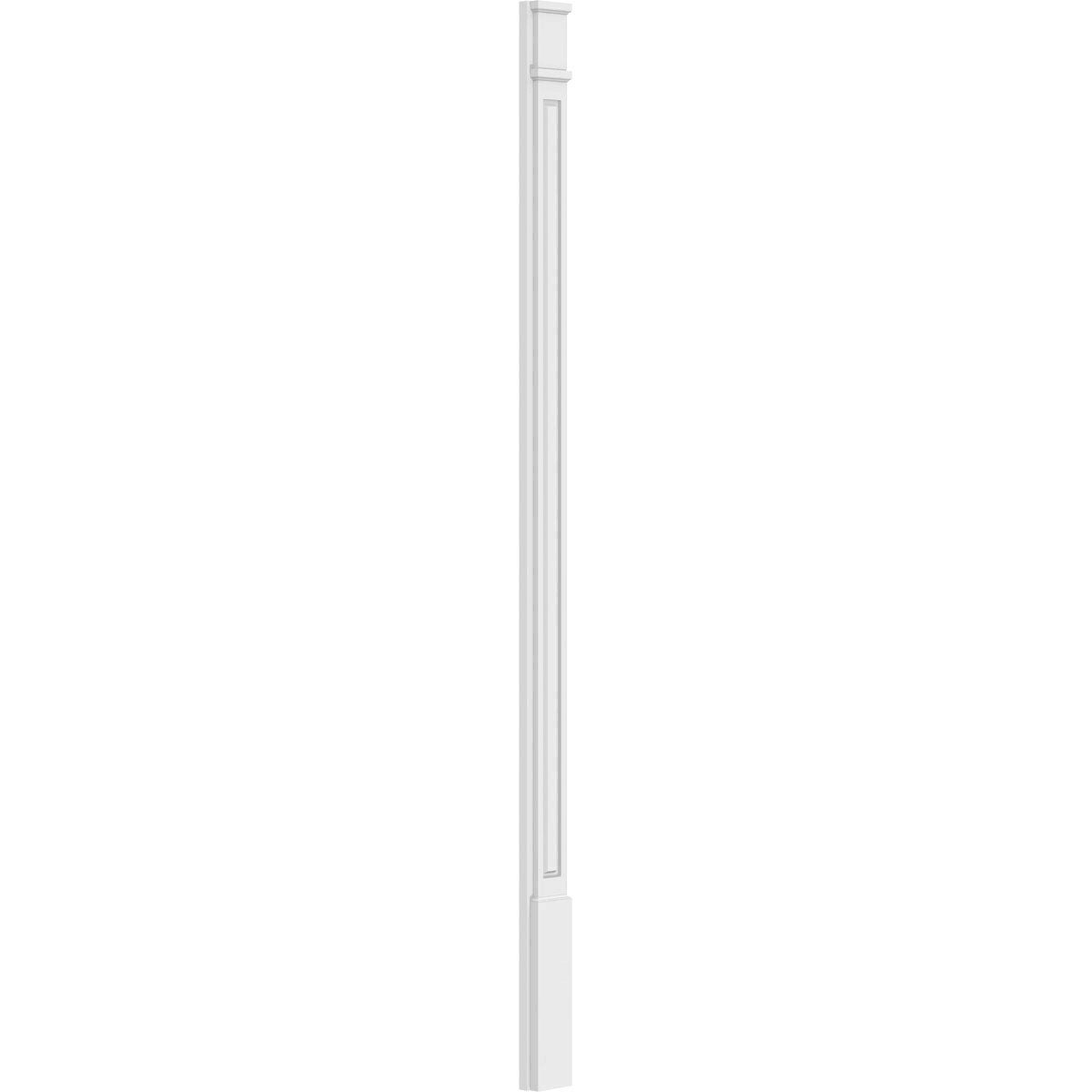 Raised Panel PVC Pilaster with Capital and Base (Pair) Y2312