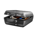 Fire and Water-Resistant Box Safe with Key Lock 0.36 cu. ft. G6688