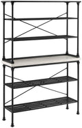2 Piece Black Baker's Rack Set U753086