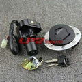 Ignition Switch Fuel Gas Cap Seat Lock Key for Suzuki GSX1300R Hayabusa 99-07 Pack of 2 C6613