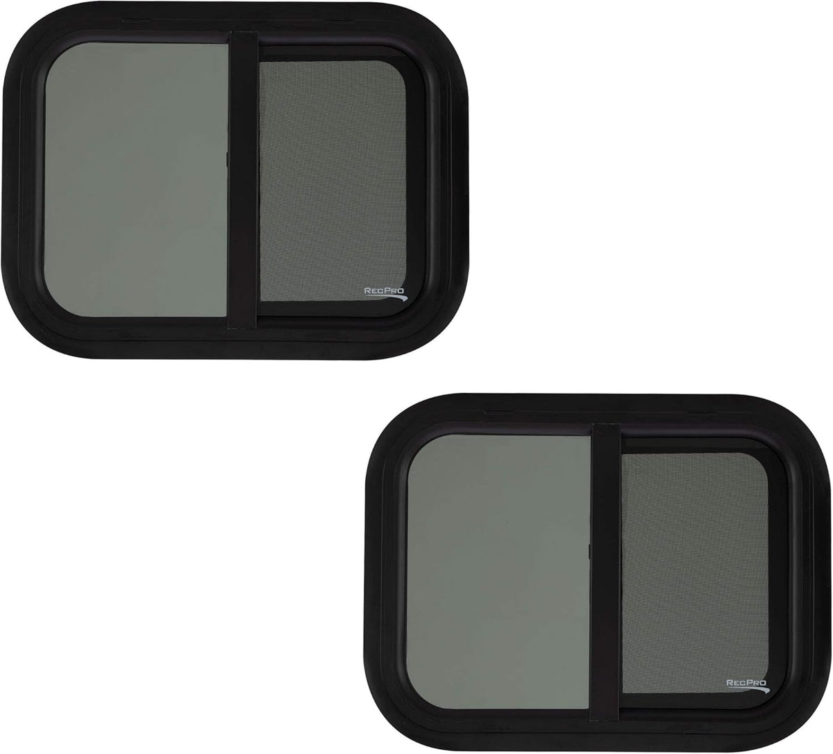 RV Window Replacement 20" W x 15" H Teardrop Horizontal Slide with Trim Kit T2224