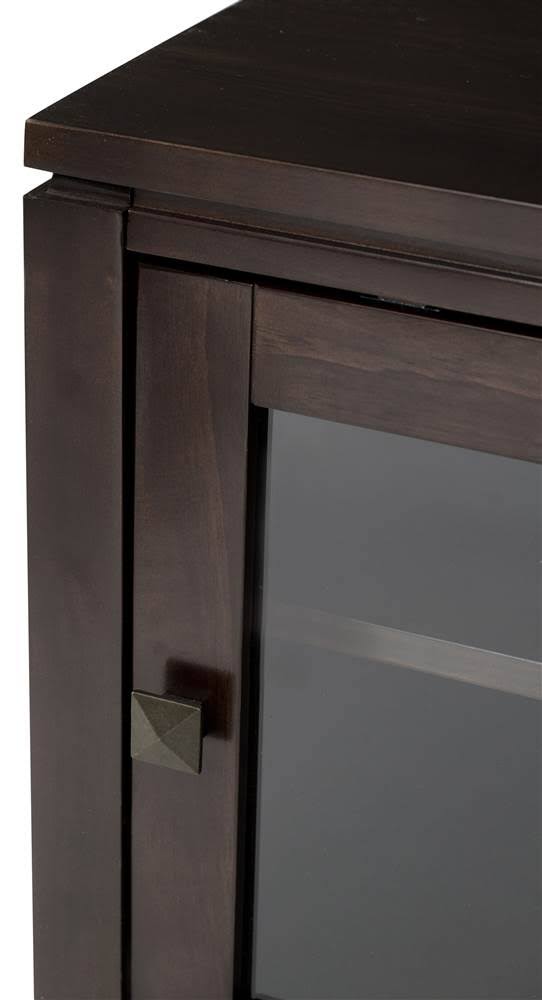 Mahogany Brown Solid Wood Storage Cabinet W7265