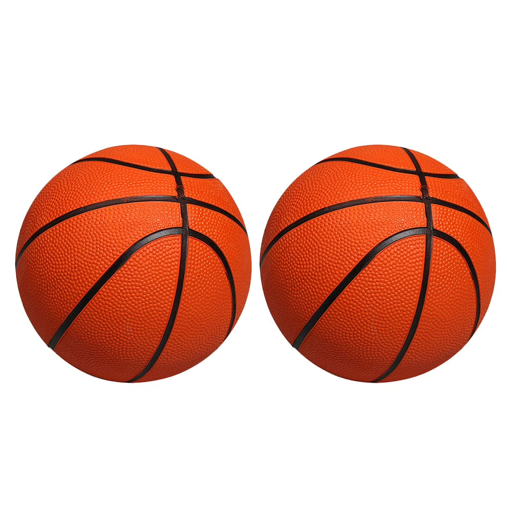 Orange 13CM Diameter Inflatable Desktop Basketball Toy S118