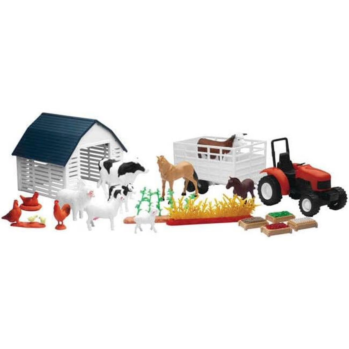 Barnyard with Tractor Playset W686