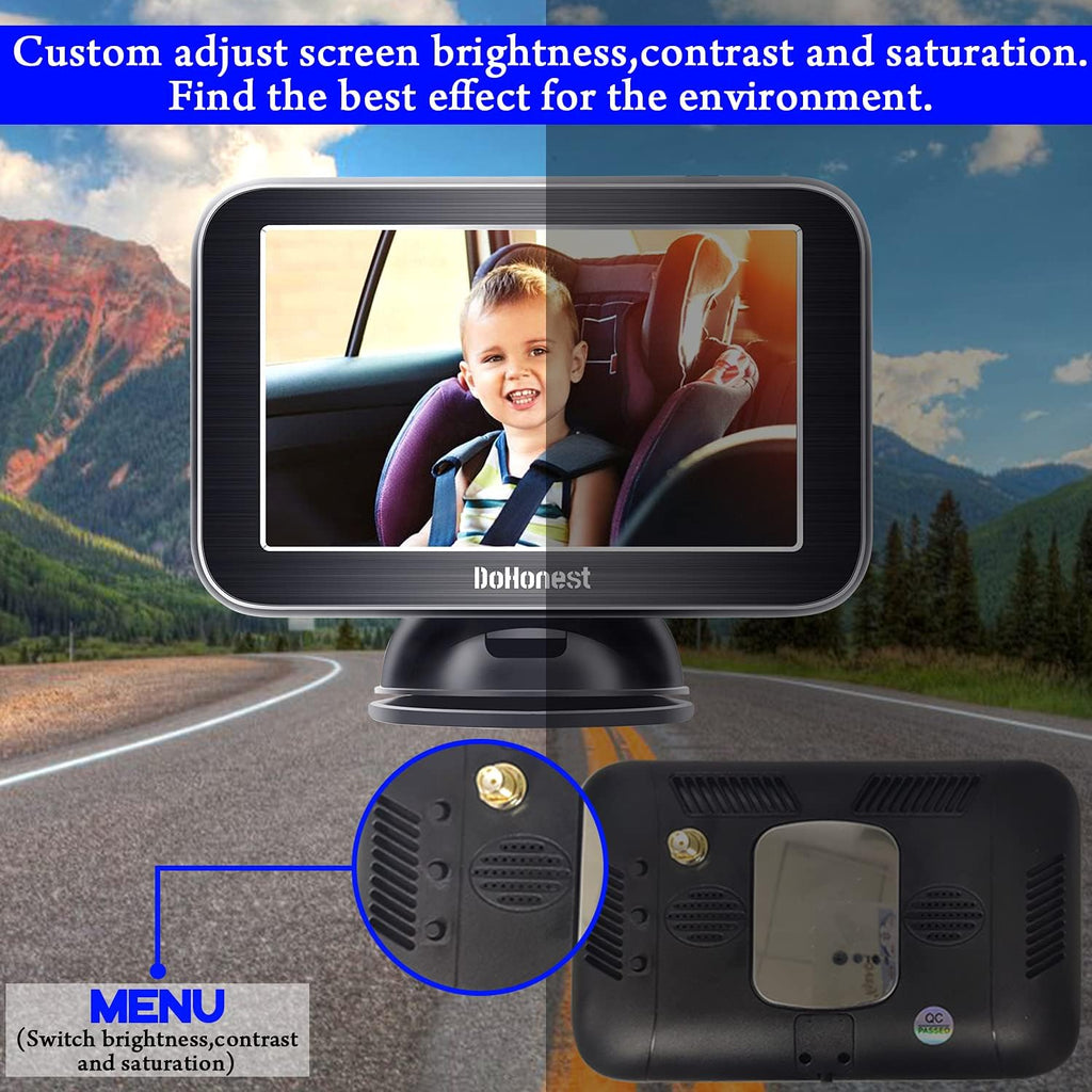 5'' AHD 1080P IR Night Vision Baby Car Camera R404