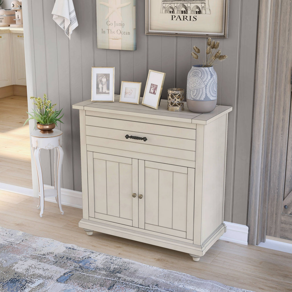 Antique White Hallway Cabinet Y636531