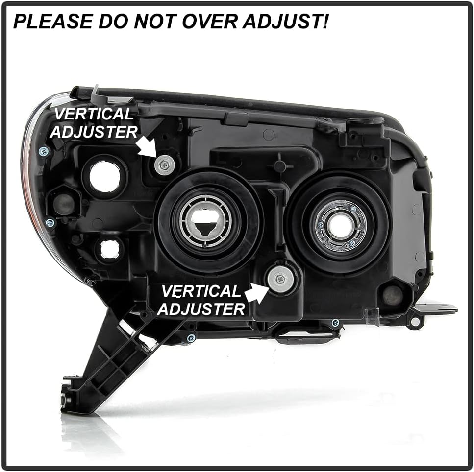 Chrome Housing Projector Headlights Set Q4353