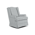 Steel Grey Swivel Glider Chair X66506