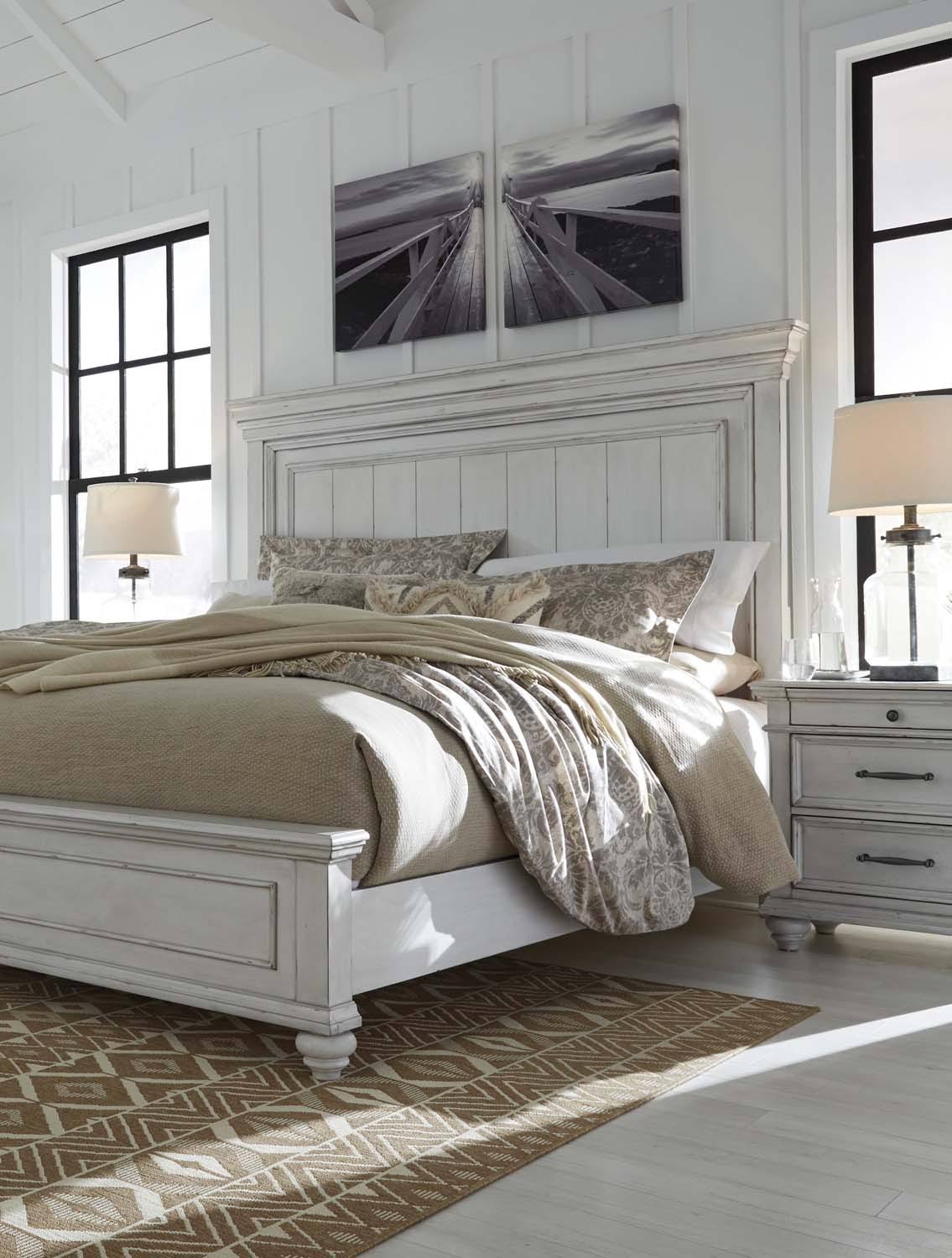 King Panel Bed A207