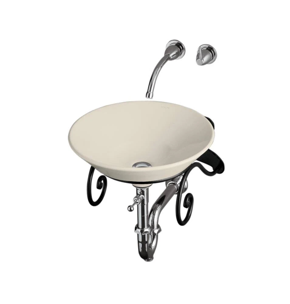 Conical Bell 17x22 Vessel Bathroom Sink - Almond P11217
