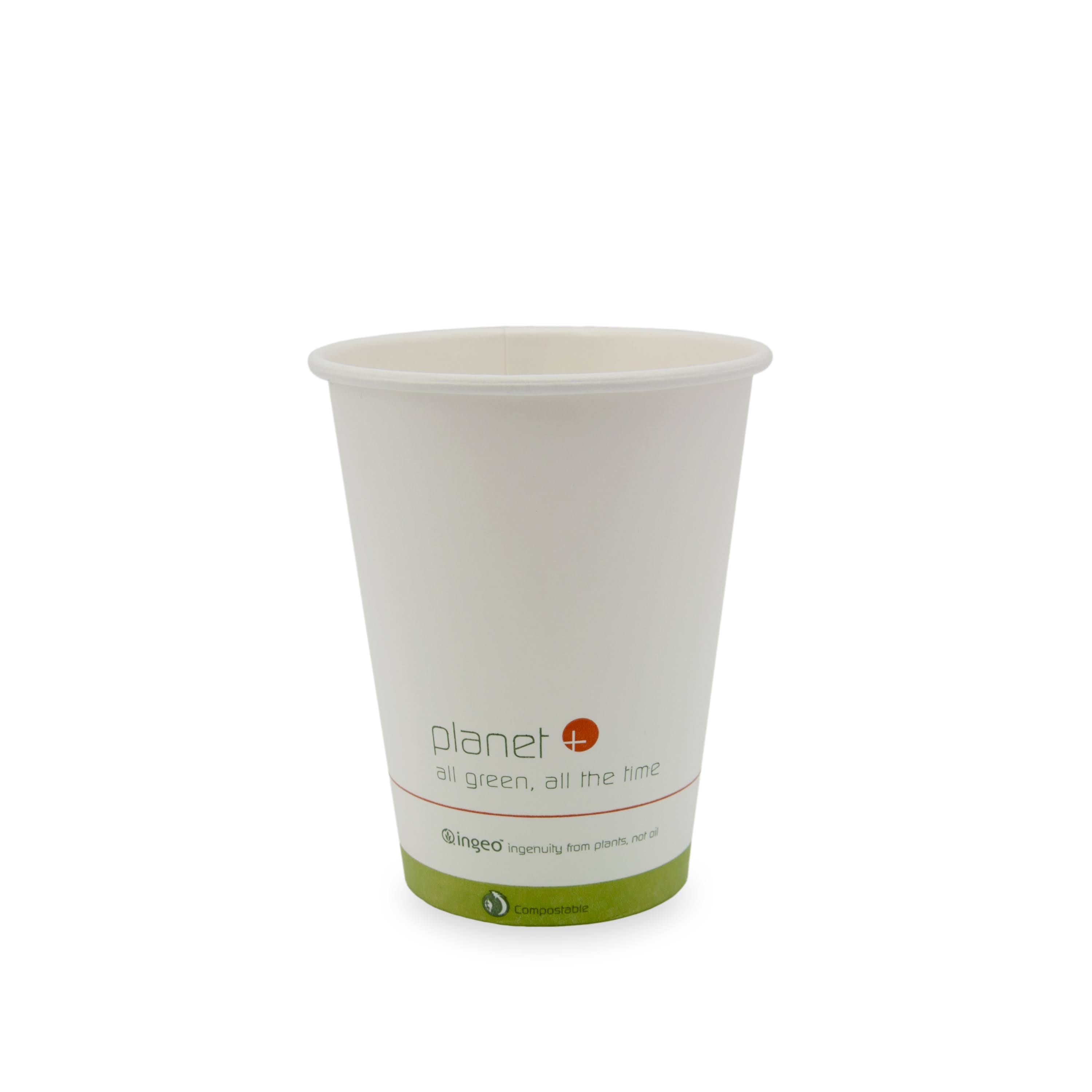 100% Compostable Pla Laminated Hot Cup 12-Ounce 1000-Count Case S5747